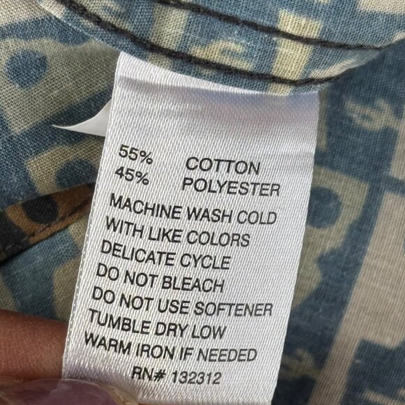 Howler Bros H Bar B Snap Shirt M Black Cactus Desert Short Sleeve Snap Western - Picture 3 of 8